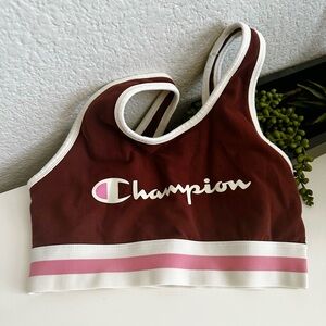 Champion Brown and Pink Sports Bra